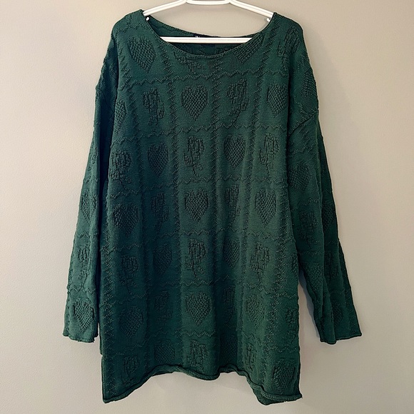 Womans edition Sweaters - Vintage dark green oversized sweater🫶🏻